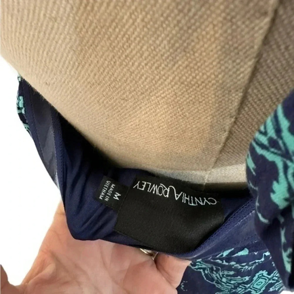 CYNTHIA ROWLEY HALTER MAXI DRESS SZ M - Picture 5 of 10